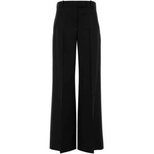 Alexander McQueen, Dames, Broeken, Zwart, Maat: L Wol,