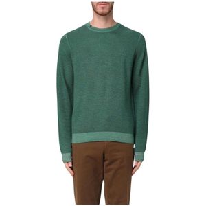 Sun68, Heren, Truien, Groen, Maat: XL Katoen,