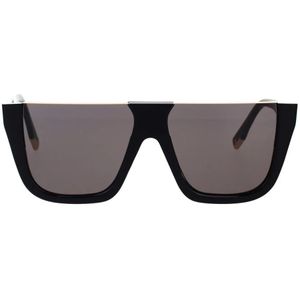 Fendi - Way Donna Fe 40136I 01A - Zonnebril - Zwart - Acetaat - Grijze Lenzen