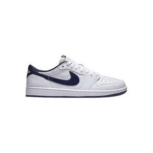 Nike Beperkte oplage Retro Low Metallic Blue , White , Heren , Maat: 43 EU