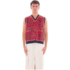 Adidas, Heren, Truien, Rood, Maat: XL Wol,