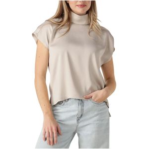 Drykorn, Dames, Blouses & Shirts, Beige, Maat: XS Denim,