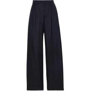 Vince, Dames, Broeken, Zwart, Maat: 2XS Katoen,