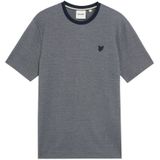 Lyle & Scott - Piqué Interlock T-shirt - Blauw - Heren