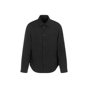Balenciaga Wollen Gabardine Unisex Vest , Black , Heren , Maat: M
