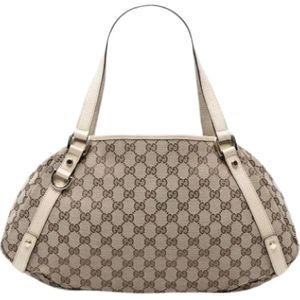 Gucci Vintage, Dames, Pre-owned, Beige, Maat: ONE Size
