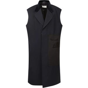 Maison Margiela, Dames, Jassen, Blauw, Maat: XS