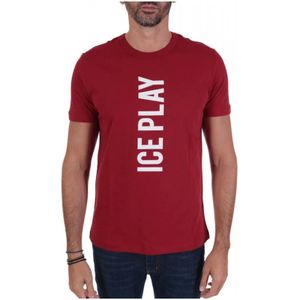 ICE Play, Heren, Tops, Rood, Maat: S Katoen,
