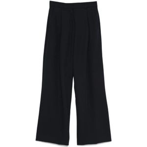 Max Mara, Dames, Broeken, Blauw, Maat: XS