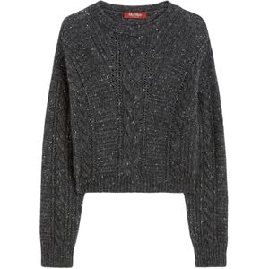 Max Mara Studio, Dames, Truien, Grijs, Maat: S Polyamide,