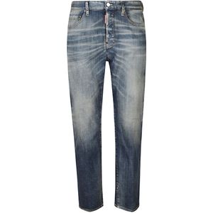 Dsquared2, Heren, Jeans, Blauw, Maat: XL