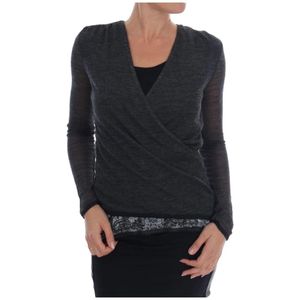 Ermanno Scervino, Dames, Truien, Grijs, Maat: M Wol,