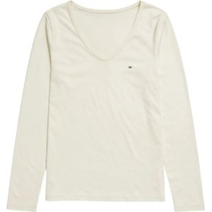 Eden Park, Dames, Tops, Beige, Maat: S Katoen,