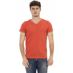 Trussardi, Heren, Tops, Oranje, Maat: XL Katoen,