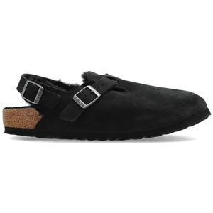 Birkenstock - Tokio Inside Shearling - Schoenen - Zwart - Suède