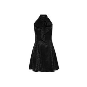 Versace Mouwloze jurk , Black , Dames , Maat: M