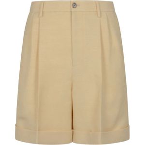 Valentino, Heren, Korte broeken, Geel, Maat: L Zijde,