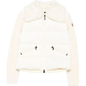 Moncler, Dames, Jassen, Beige, Maat: S Wol,