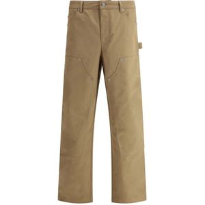 Golden Goose, Heren, Broeken, Bruin, Maat: L