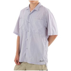 Mizuno, Heren, Overhemden, Paars, Maat: L Poliester,