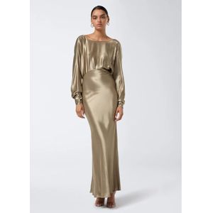 Andamane, Dames, Jurken, Beige, Maat: 3XS Viscose,