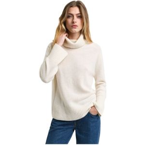Gant, Dames, Truien, Beige, Maat: XL Kasjmier,