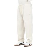 Puma - Class - Sweatpants - Crèmekleurig - Heren - 100% Katoen