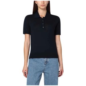 Golden Goose, Dames, Tops, Blauw, Maat: XS Wol,