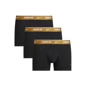 Nike Heren Boxershorts Tri-Pack , Black , Heren , Maat: M