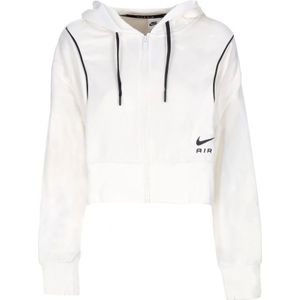 Nike, Dames, Sweatshirts & Hoodies, Wit, Maat: L Fleece,