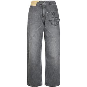 JW Anderson, Dames, Jeans, Grijs, Maat: W26