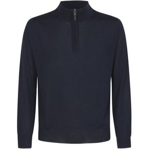 Canali, Heren, Truien, Blauw, Maat: 3XL