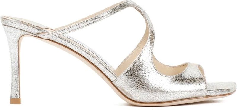 Jimmy Choo - Anise 75 - Sandalen - Grijs Champagne Leer