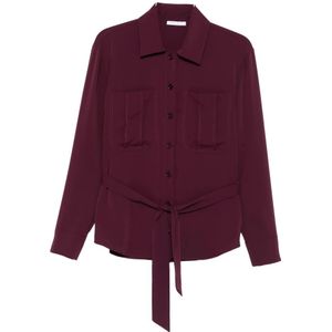 Patrizia Pepe, Dames, Blouses & Shirts, Rood, Maat: XL