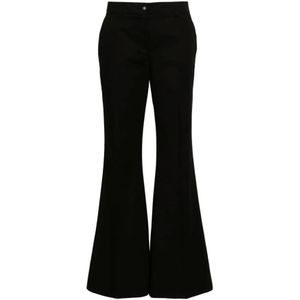 Dolce & Gabbana, Dames, Broeken, Zwart, Maat: S Denim,