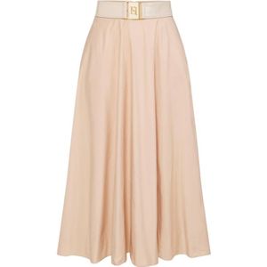 Elisabetta Franchi, Dames, Rokken, Roze, Maat: XS Voile,