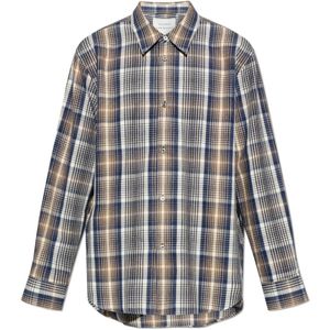 Studio Nicholson, Heren, Overhemden, Veelkleurig, Maat: S Katoen,