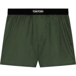 Tom Ford, Heren, Ondergoed, Groen, Maat: M Zijde,