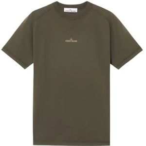 Stone Island, Heren, Tops, Groen, Maat: S Katoen,