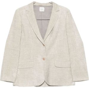 Alysi, Dames, Jassen, Grijs, Maat: XS Zijde,