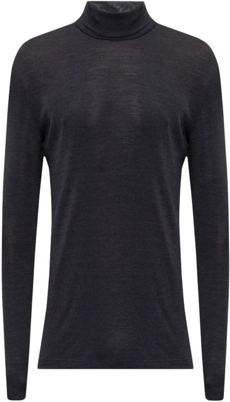 HANRO - Shirt met Lange Mouwen - Mix van Merinowol en Zijde - Heren