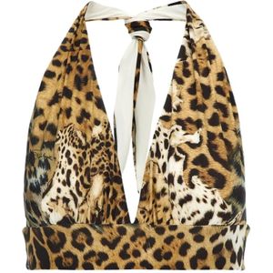 Roberto Cavalli, Dames, Badkleding, Bruin, Maat: XS