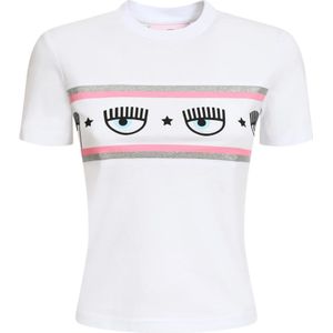 Chiara Ferragni Collection, Dames, Tops, Wit, Maat: M