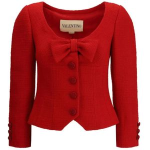 Valentino, Dames, Jassen, Rood, Maat: S Wol,