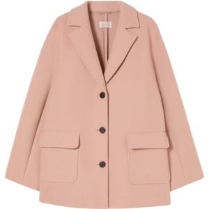 Marina Rinaldi, Dames, Jassen, Roze, Maat: S Jersey,