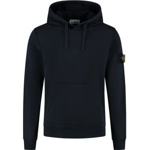 Stone Island, Heren, Sweatshirts & Hoodies, Blauw, Maat: XL Fleece,