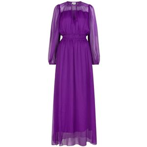 Dante 6, Dames, Jurken, Paars, Maat: M Poliester,