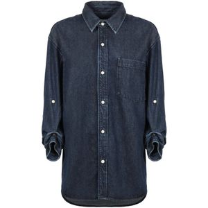 Citizens of Humanity, Dames, Blouses & Shirts, Blauw, Maat: M Denim,