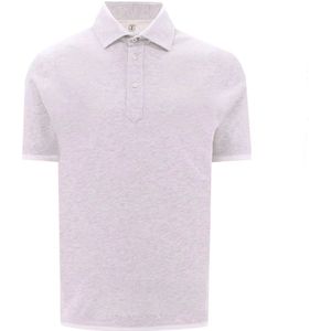 Brunello Cucinelli, Heren, Tops, Grijs, Maat: S Katoen,