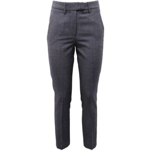 Dondup, Dames, Broeken, Blauw, Maat: W27 Wol,